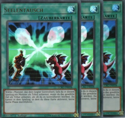 yugioh 3x soul exchange LCKC-DE038 ULTRA RARE 1 EDITION GERMAN-image