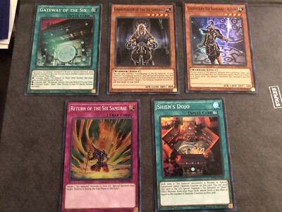 Yu-Gi-Oh! TCG Legendary Six Samurai *5 Card Set* NM 1st Edition SPWA-EN-image