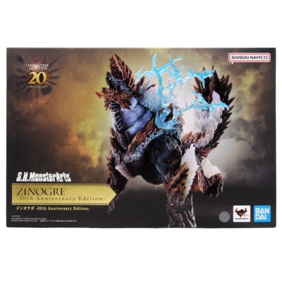 Bandai S.H.MonsterArts Monster Hunter Series Zinogre 20th Anniversary Edition Fi-image