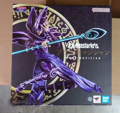 BANDAI S.H.MONSTERARTS YO-GI-OH! DUEL MONSTERS DARK MAGICIAN ACTION FIGURE-image