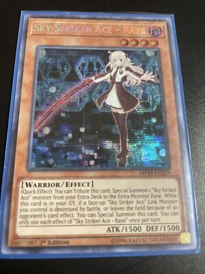 Yu-Gi-Oh! TCG Sky Striker Ace - Raye 2019 Gold Sarcophagus Tin Mega Pack...-image
