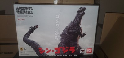 【Authentic】Bandai S.H.MonsterArts Godzilla (2016) 4th Form Frozen Ver. New F/S-image