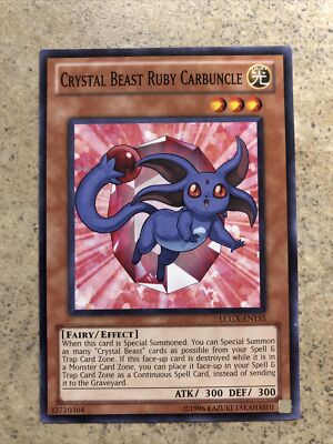 Crystal Beast Ruby Carbuncle - LCGX-EN155 - Common NM Legendary Collection 2B3-image