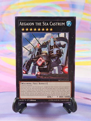 Yu-Gi-Oh TCG Card | Aegaion the Sea Castrum MP16-EN213 First Edition-image