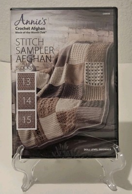 Annie’s Crochet Stitch Sampler Afghan Blocks 13-15  DVD New-image