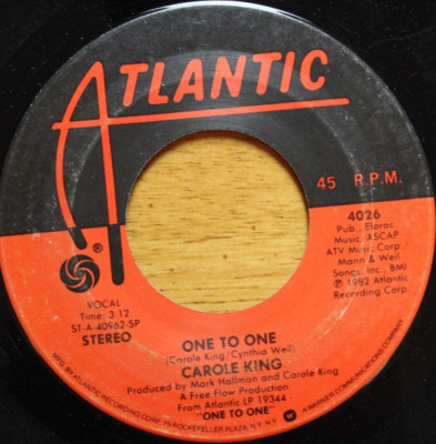 CAROLE KING ONE TO ONE / GOAT ANNIE 45RPM 7