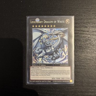 Legendary Dragon Of White Secret Rare 1st Edition Wsup-en051 -image