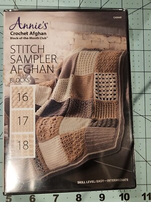 Annie's Crochet Afghan Stitch Sampler Afghan Blocks 16, 17, 18 DVD-image