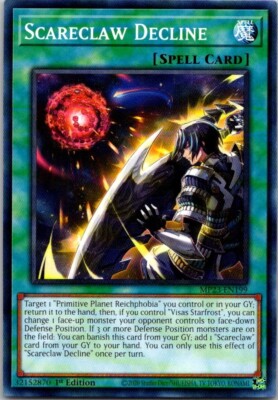 Yu-Gi-Oh Yugioh Scareclaw Decline MP23-EN199 Mega Tin 2023 Dueling Heroes-image