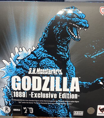 S.H.MONSTERARTS Godzilla [1989] - Exclusive Edition (US Seller)-image