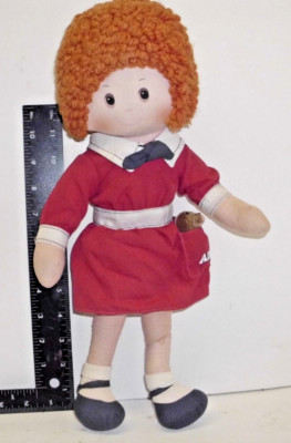 Vintage 1970's  Little Orphan Annie w/Sandy Plush Stuffed Doll-image