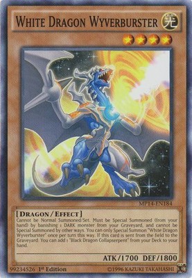White Dragon Wyverburster - MP14-EN184 - Common - 1st Edition - Moderately Playe-image