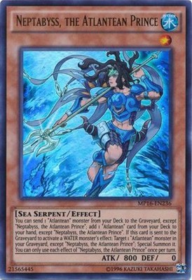 Yugioh! LP Neptabyss, the Atlantean Prince - MP16-EN236 - Ultra Rare - Unlimited-image