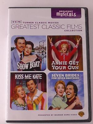 Show Boat, Annie Get Your Gun, Kiss Me Kate, Seven Brides.. (DVD, 4-film) - K8-image