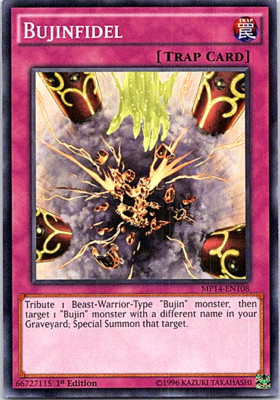 Bujinfidel MP14-EN108 Yu-Gi-Oh! Light Play 1st Edition-image