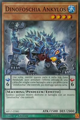 Ankylos Dinophoschia - Common - 2017 Mega-Tin Mega Pack - MP17-IT081 - Ita New-image
