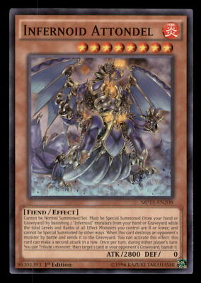 Yugioh Infernoid Attondel #MP15-EN208 2015 Mega-Tins Mega Pack LP-image