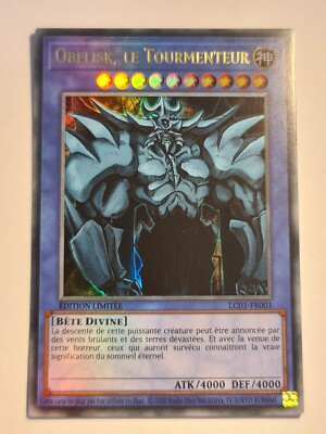 Obelisk the Tormentor (V.1 - Ultra Rare)●YUGIOH●LC01●FRENCH●LIMITED ED●NM●09321-image
