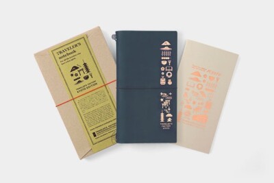 Traveler's Note Book Kyoto Edition Limited Traveler’s Company Blue-image