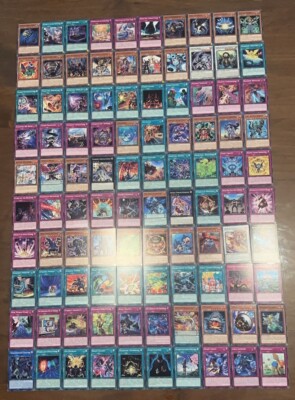 Yu-Gi-Oh! TCG 2024 Dueling Mirrors Tin Mega Pack 100 Common card complete set-image