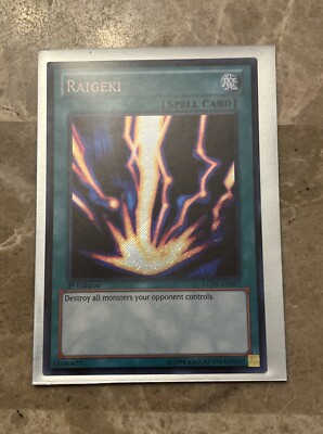 Yu-Gi-Oh! TCG Raigeki Legendary Collection 4 Mega-Pack LCJW-EN057 1st Edition...-image