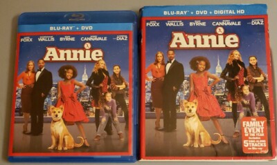 Annie (Blu-ray/DVD, 2015, 2-Disc Set) Jamie Foxx, Cameron Diaz FREE SHIPPING!-image