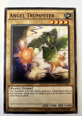 Yu-Gi-Oh! TCG Angel Trumpeter 2017 Mega-Tin Mega Pack MP17-EN001 1st Edition NM-image