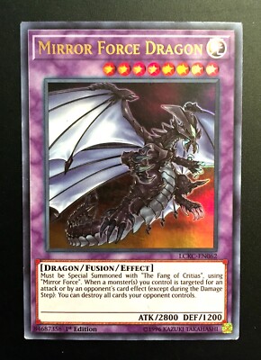 Yugioh Mirror Force Dragon LCKC-EN062 Ultra Rare Limited Edition LP-NM-image