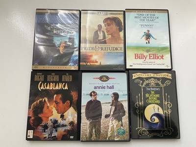 Classic Dvd Bundle casablanca, annie hall, pride and prejudice, tim burton, ect-image