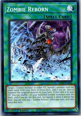Yu-Gi-Oh Yugioh Zombie Reborn MP23-EN098 Mega Tin 2023 Dueling Heroes-image