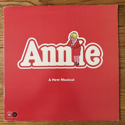 Annie A New Musical Original Cast 1977 LP Gatefold VINYL Record-image