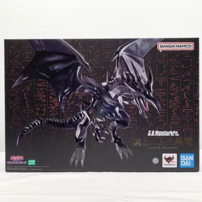 S.H.MonsterArts Yu-Gi-Oh Red Eyes Black Dragon Action Figure BANDAI Japan New-image