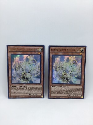 Chiwen, Light Of The Yang Zino (x2)  MP15-EN087, Ultra Rare, 1st Edition, Nm-image
