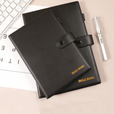 PU Leather Business Journal A5/B5 Notebook Lined Paper Writing Diary Planner-image