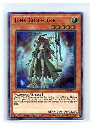 Yugioh 2018 Mega-Tins #CT15-EN007 Junk Collector Ultra Rare tcg-image