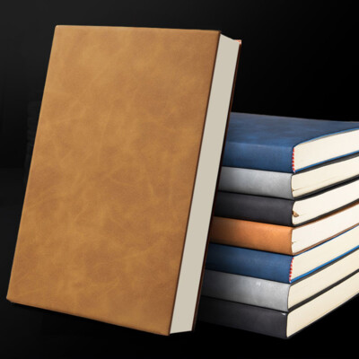 Thick PU Leather Journal A4 Notebook Lined Paper Writing Diary Planner 384 Pages-image