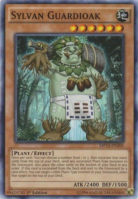 Sylvan Guardioak - MP14-EN200 - Common - 1st Edition - Moderately Played-image