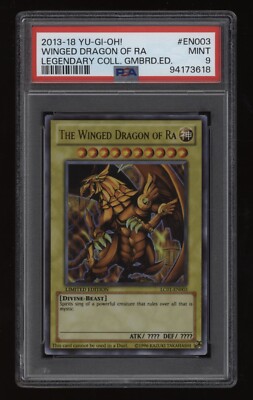 2013 YU-GI-OH! Winged Dragon Of Ra Limited PSA 9 Legendary Collection #EN003-image