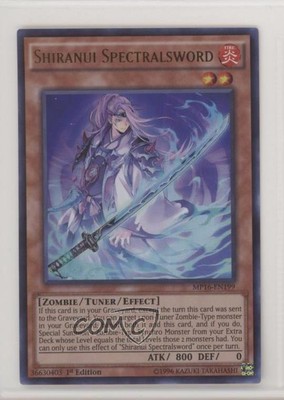 2016 Yu-Gi-Oh! Mega-Tin Mega Pack 1st Edition Shiranui Spectralsword f7d-image