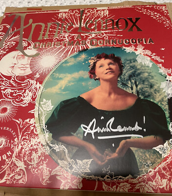 ANNIE LENNOX SIGNED AUTOGRAPHED VINYL LP RECORD Christmas Cornucopia Eurythmics-image