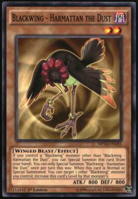 Yu-Gi-Oh! Mega-Tin  Pack Blackwing - Harmattan the Dust 2016 1st MP16-EN185-image