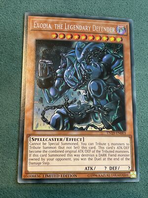 Exodia, the Legendary Defender - YuGiOh - Prismatic Secret Rare - Mint Card!-image