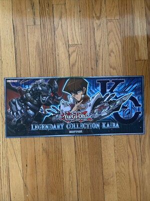 Yugioh Card Game Board Play Mat Playmat Legendary Collection Kaiba Blue-Eyes-image