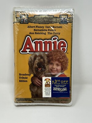 ANNIE 1997 VHS Movie New-Sealed Clamshell-Extremely Rare Edition-image