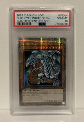Blue-Eyes White Dragon (Quarter Century Secret Rare) LC01-EN004 Legendary...-image