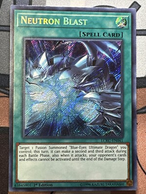 Neutron Blast - NM - LCKC-EN041 - 1st Edition - Secret Rare - Yu-Gi-Oh! TCG-image
