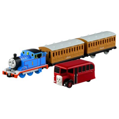 Takara Tomy Thomas Tomica Basic Set Thomas, Annie, Clarabel, Bertie Diecast Toy-image
