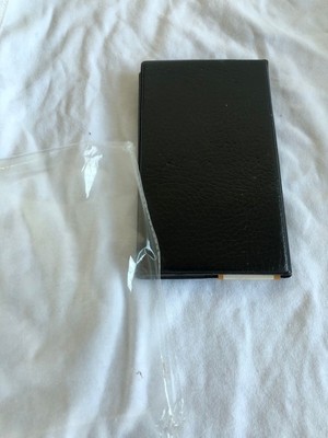 Elegant Black Leather-Bound Notebook With A Practical Design, Perfect For Busine-image