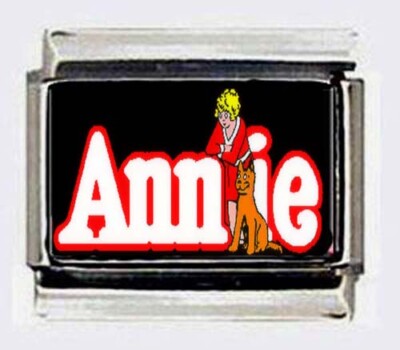 ANNIE orphan broadway musical Italian photo 9mm Charms for modular bracelets-image