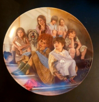 Vtg 1984 Knowles Collectors Plate Annie & the Orphans William Chambers COA-image